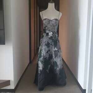 ワンピース ZIMMERMANN Linen and silk mini dress with animalier print Linen and silk mini dress with animalier print ZIMMERMANN
